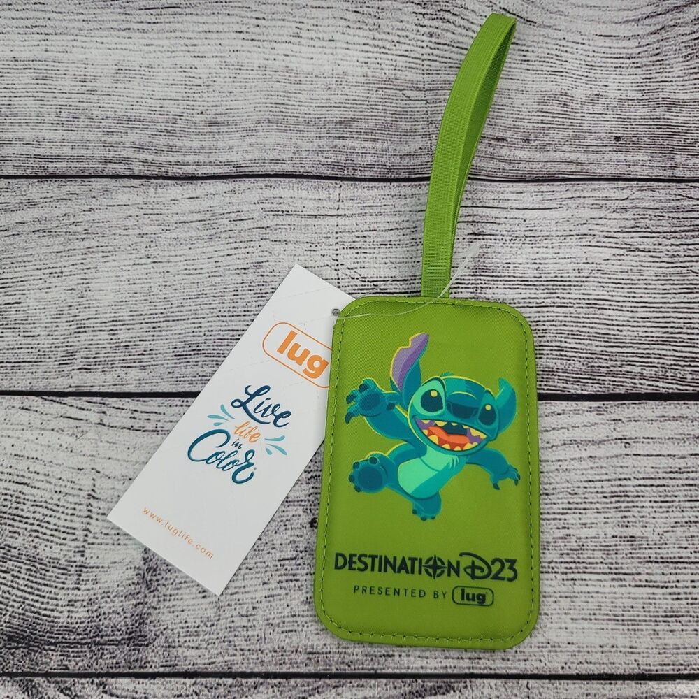 NEW Lug Luggage Tag Destination D23 2025 Stitch